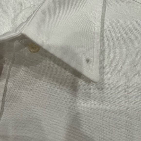 [XXL]Zara Men's White Heavy Cotton Button Down Shirt NWOT - Picture 5 of 11